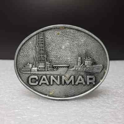 [Belt Buckle] CANMAR, Antique-Silver [Damaged]