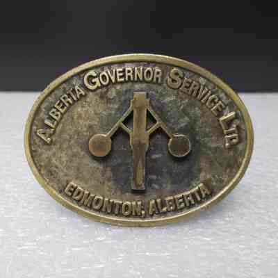 [Belt Buckle] Alberta Governor Service Ltd., Antique-Bronze
