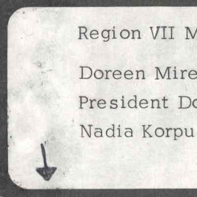 Scan of Accompanying Adhesive Label