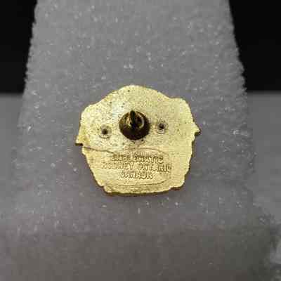 [Pin] Village of Oil Springs - Back without Pinback: View of back of pin, without pinback