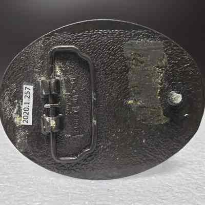 [Belt Buckle] CANMAR, Antique-Copper - Back: View of the back.