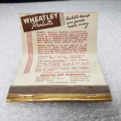 [Matchbook] Wheatley, 40-strike, Gold White Red - Interior: View of interior