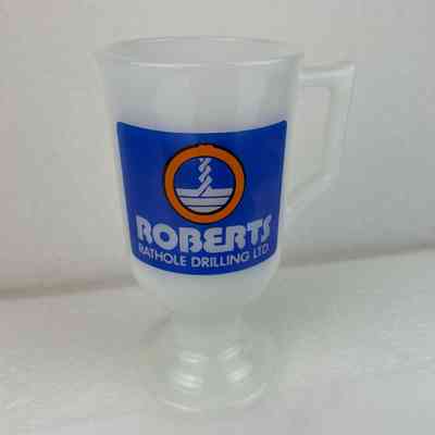[Mug] Roberts Rathole Drilling Ltd., Glass, White Blue
