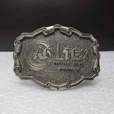 [Belt Buckle] CANITEX Drilling Rig 10, Blowout '81, Antique-Silver