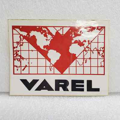 [Sticker] Varel, Rect. White Red Black