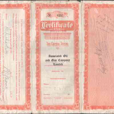 Scan of Share, Back