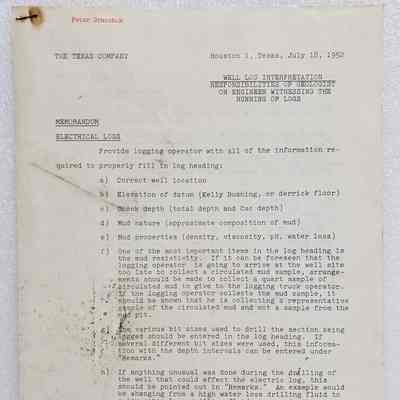 Texaco Memorandum: 2024.15.1.3