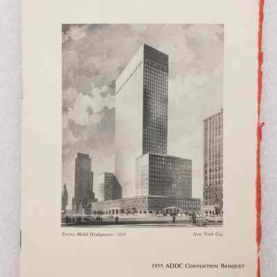 View of Programme, Front Cover