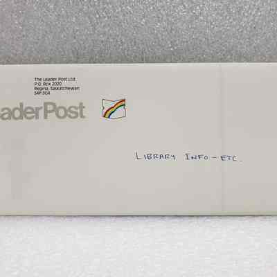 Leader Post Envelope: 2024.0.245.6