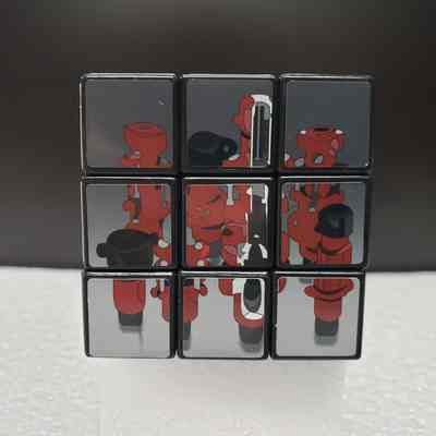 [Puzzle Cube] R&M Energy Systems Canada/T3 Energy Services, Plastic, Blue Red - Side B: View of Side B.