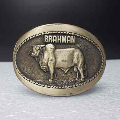 [Belt Buckle] Brahman, Antique-Bronze