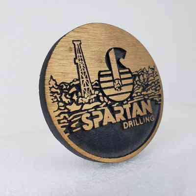 [Coaster] Spartan Drilling Ltd., Metal Brass