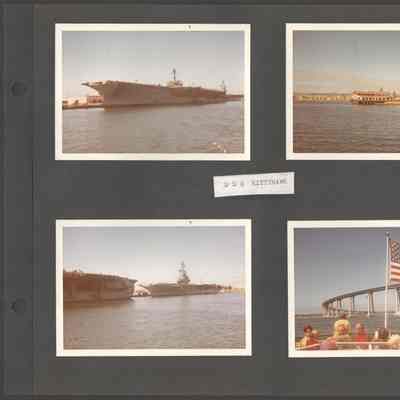 Scan of Scrapbook Page In Situ