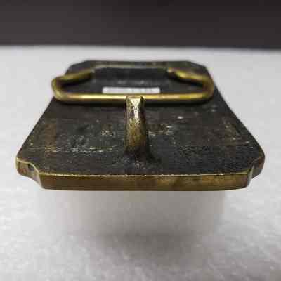 [Belt Buckle] Alberta Perforators Inc., Bronze - Hook: View of hook
