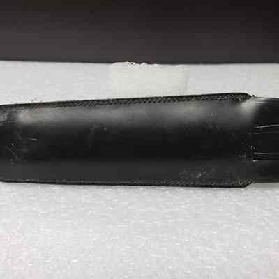 [Slide Ruler] Pritchard Canadian Ltd., A. Kowalchuk, Black Leather - Back Case: Back view of leather case with slide ruler inside
