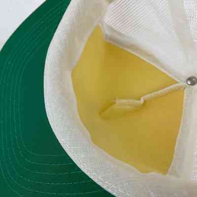 Close-Up of Interior. Sweatband and Foam Padding behind Crown