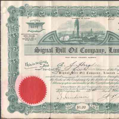 Scan of Share #2, Front