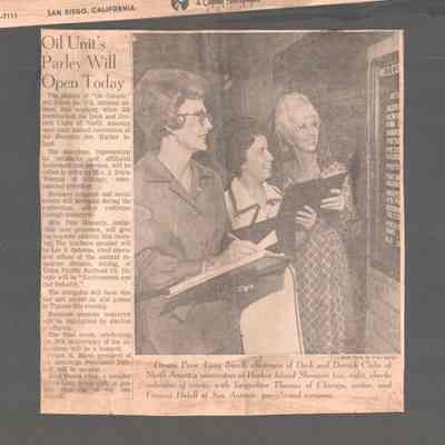 Scan of Scrapbook Page In Situ