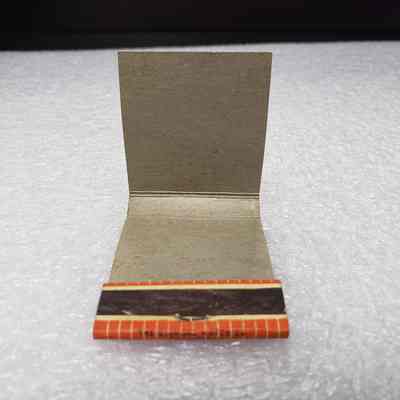 [Matchbook] Oil Well Supply Co., 20-strike, Orange Black White - Interior: View of interior