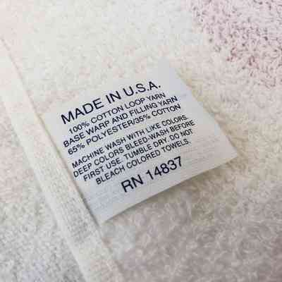 Close-up of Label, Front