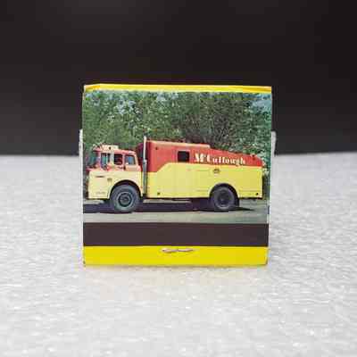 [Matchbook] McCullough Services/NL Industries, Yellow - Back: View of back
