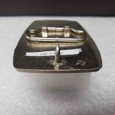 [Belt Buckle] Blue Truck, Antique-Silver - Hook: Close-up view of the hook.