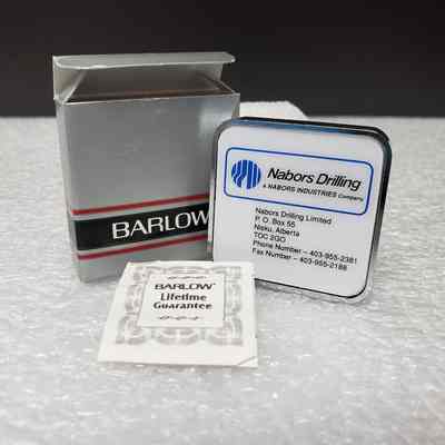 [Tape Measure] Nabors Drilling, Barlow Mini, With Box and Booklet, White Blue Silver