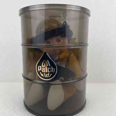 View of Oil Patch Kid in Barrel
