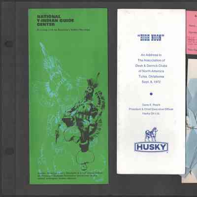 Scan of Scrapbook Page In Situ