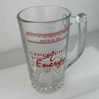 [Tankard] Region VII Regional Meeting, Experience The Energy, Glass, Red, 1992