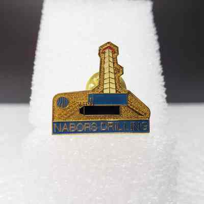 [Pin] Nabors Drilling, Rig, Gold Blue Black Red