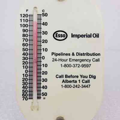 View of Thermometer, Front
