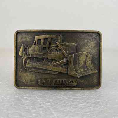 [Belt Buckle] Caterpillar Quality Products, Antique-Bronze