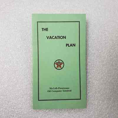 [Booklet] "The Vacation Plan", Texaco, 1957