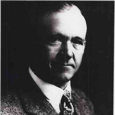[Photograph] William Stewart Herron, BW, Portrait, Laminated Photocopy