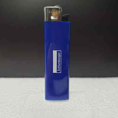 [Lighter] Schlumberger, Feudor, Plastic Blue White
