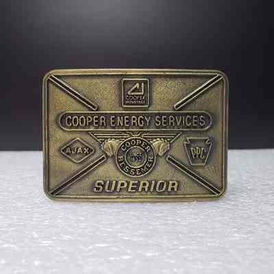 [Belt Buckle] Cooper Energy Services Superior, Antique-Bronze