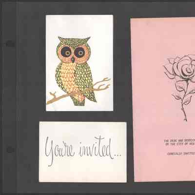 Scan of Scrapbook Page In Situ