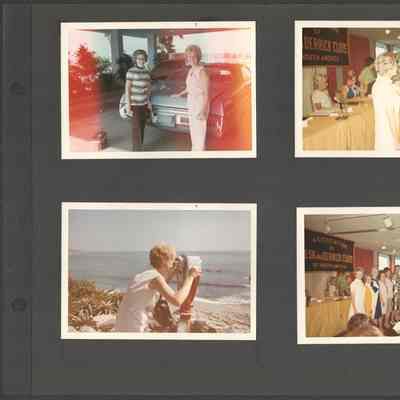 Scan of Scrapbook Page In Situ