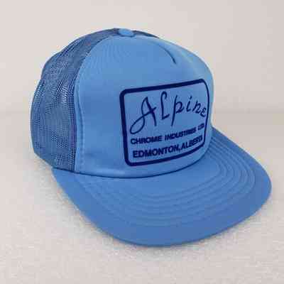 [Cap] Alpine Chrome Industries Ltd, Edmonton Alberta, Padded Crown Light Blue, Mesh Body Light Blue