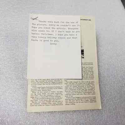 [Clipping] "Carol Haggerty" by Debby McIlhargey, December 1979