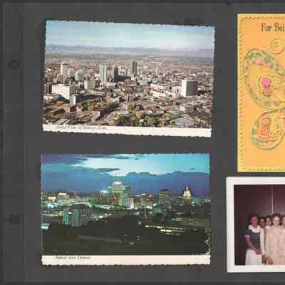 Scan of Scrapbook Page In Situ