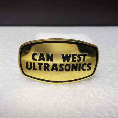 [Belt Buckle] Can West Ultrasonic, Gold Black