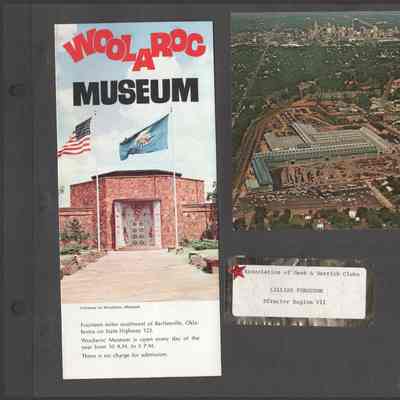 Scan of Scrapbook Page In Situ