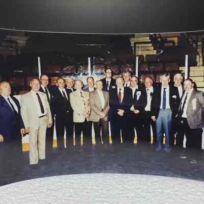 [ Photograph] Employees of McCullough Tool Co., Set of 2, April 1990 - Front Single: View of photo, single
