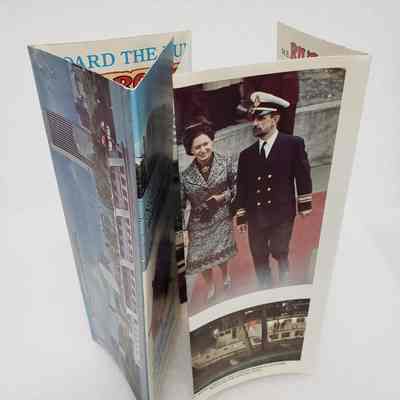 Angled View of Pamphlet, Partially Unfolded