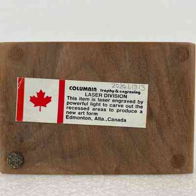 View of Memo Pad, Back