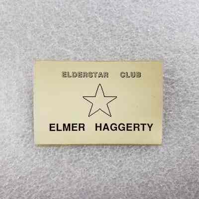 [Name Tag] Elmer Haggerty, Elderstar Club