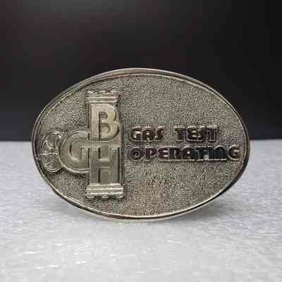 [Belt Buckle] BGH Gas Test Operating, Antique-Silver