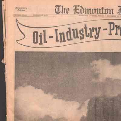 [Newspaper] "Oil-Industry-Progress", Edmonton Journal, 10 November, 1953